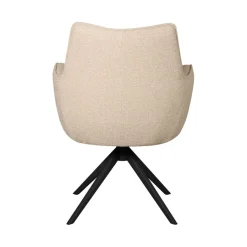 Eetkamerstoelen< Draaibare Eetkamerstoel Tumba Beige