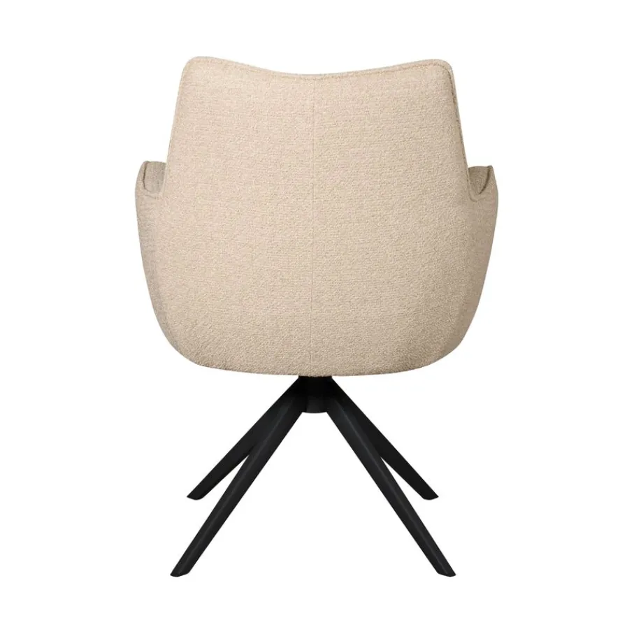 Eetkamerstoelen< Draaibare Eetkamerstoel Tumba Beige