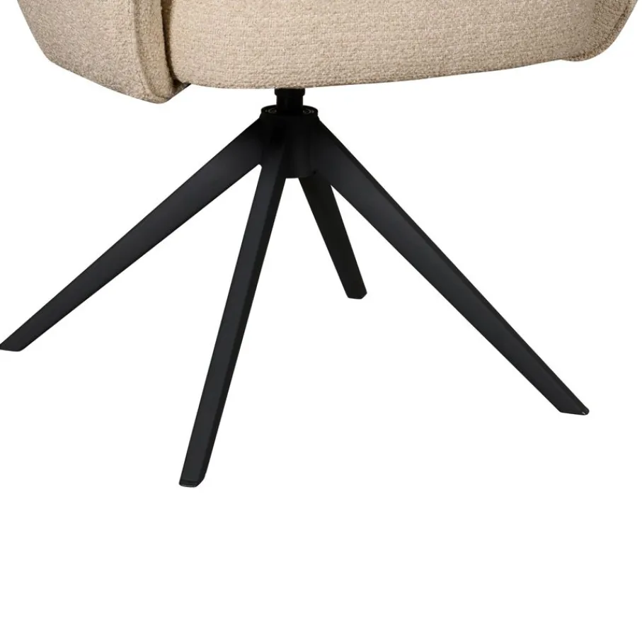 Eetkamerstoelen< Draaibare Eetkamerstoel Tumba Beige