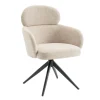 Eetkamerstoelen< Draaibare Eetkamerstoel Twin Greige