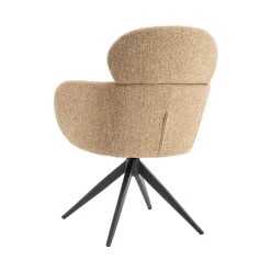 Eetkamerstoelen< Draaibare Eetkamerstoel Twin Mosterd