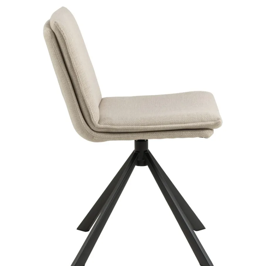 Eetkamerstoelen< Draaibare Eetkamerstoel Ulf Beige