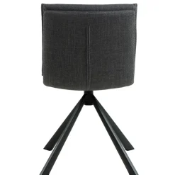 Eetkamerstoelen< Draaibare Eetkamerstoel Ulf Donkergrijs
