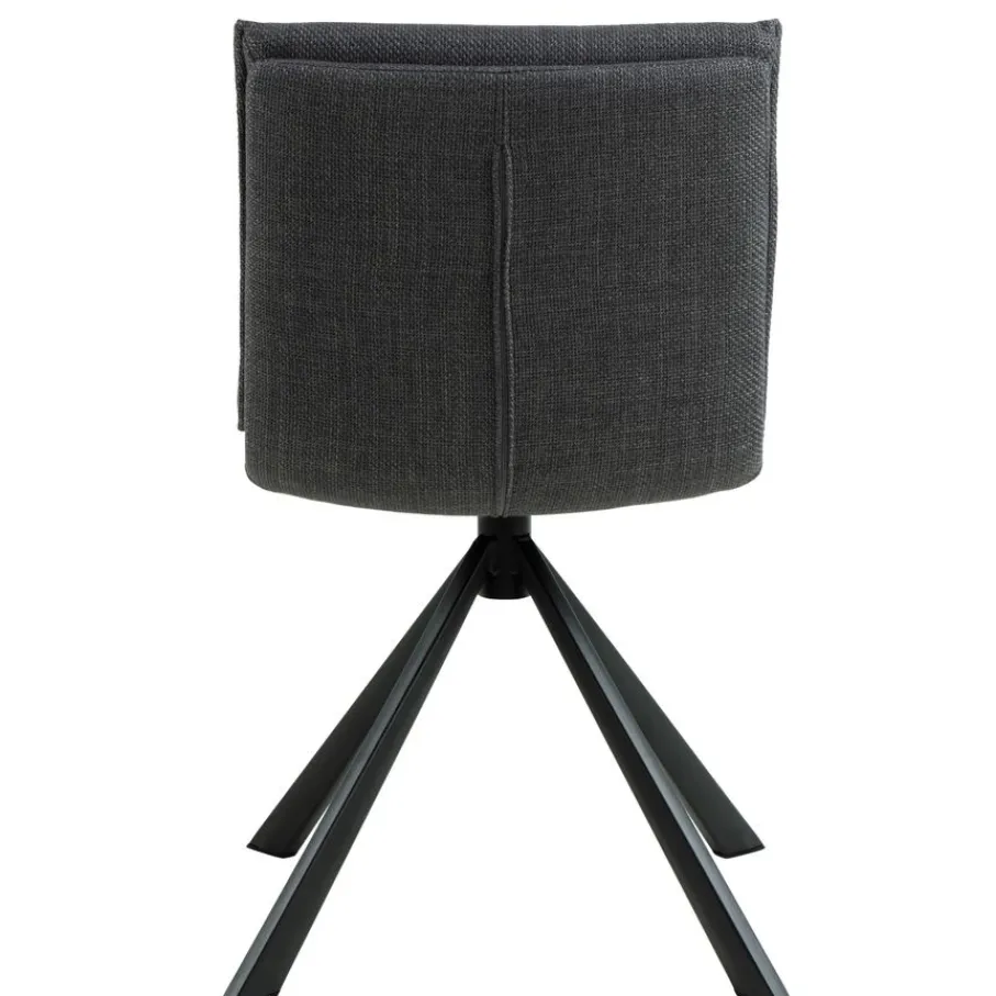 Eetkamerstoelen< Draaibare Eetkamerstoel Ulf Donkergrijs