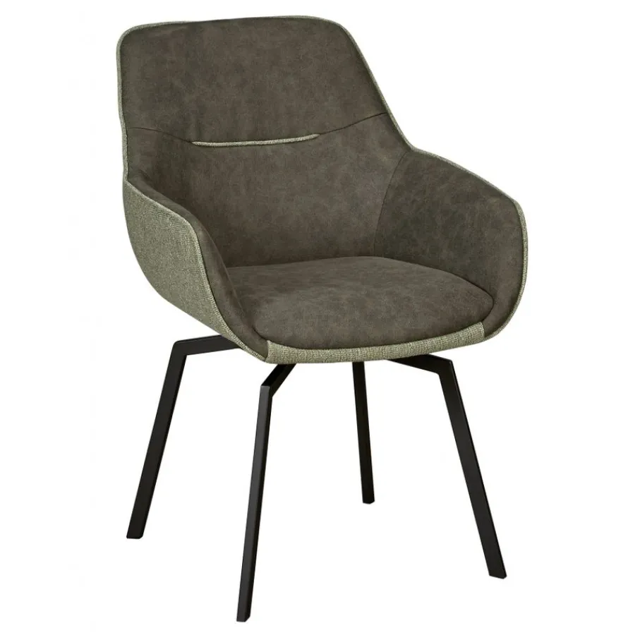 Eetkamerstoelen< Draaibare Eetkamerstoel Wolfheze Groen