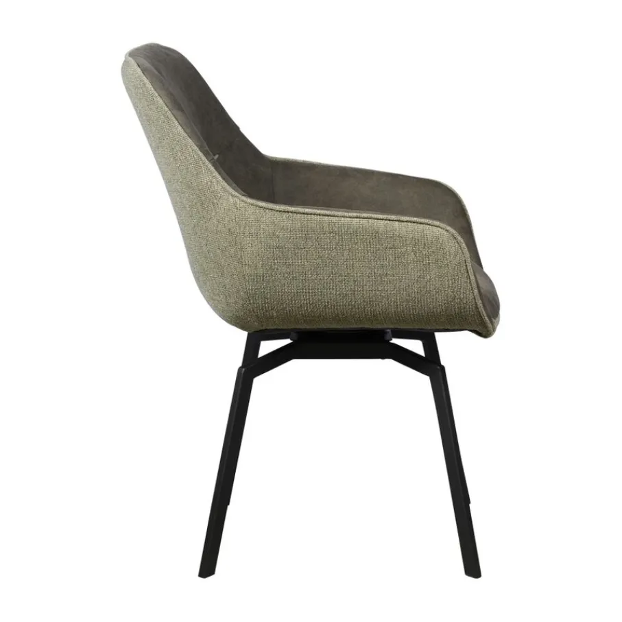 Eetkamerstoelen< Draaibare Eetkamerstoel Wolfheze Groen