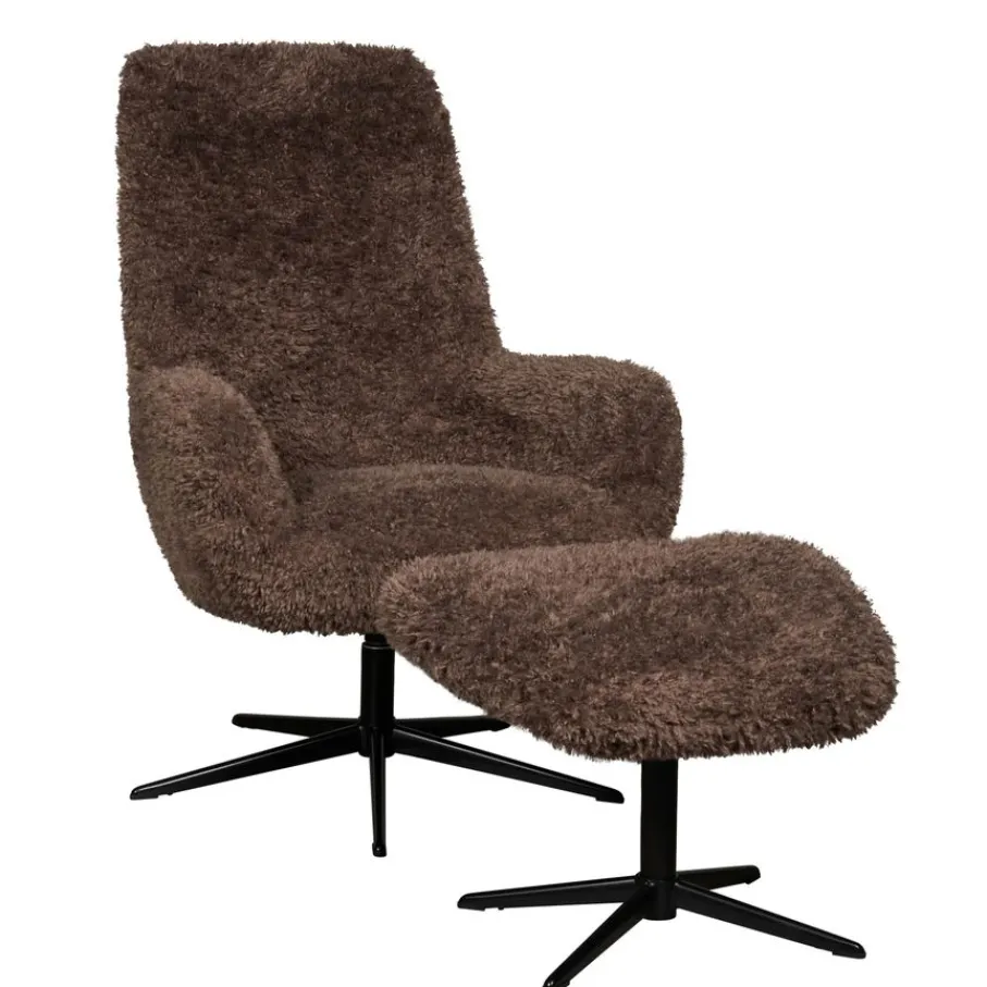 Fauteuils< Draaifauteuil Cardigan Bruin