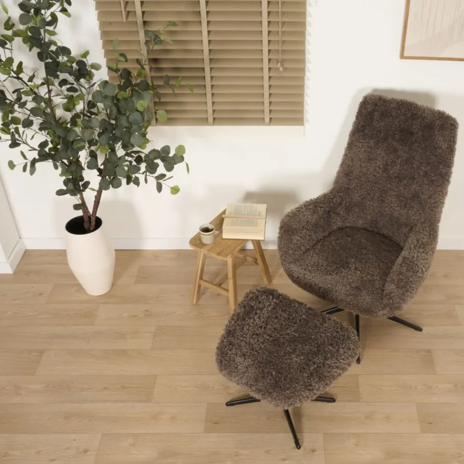 Fauteuils< Draaifauteuil Cardigan Bruin