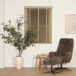 Fauteuils< Draaifauteuil Cardigan Bruin
