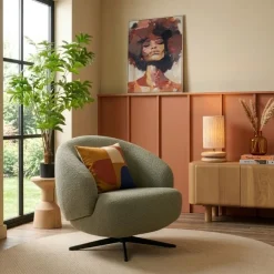 Fauteuils< Draaifauteuil Chance Groen