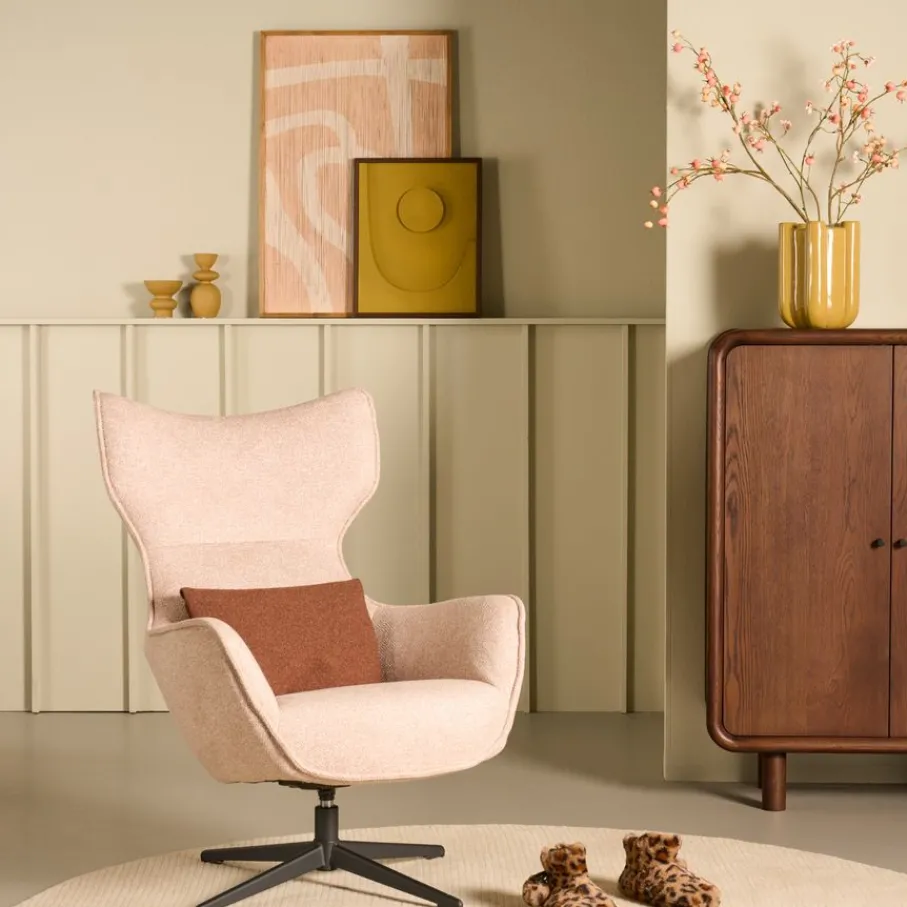 Fauteuils< Draaifauteuil Cortes Zand