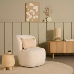 Fauteuils< Draaifauteuil Rush Crème