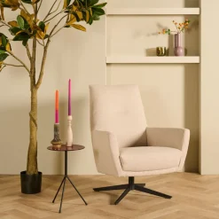Fauteuils< Draaifauteuil Sluis Beige