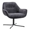 Fauteuils< Draaifauteuil Vaals Donkergrijs