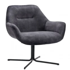 Fauteuils< Draaifauteuil Vaals Donkergrijs