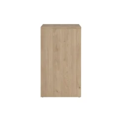 Ladekasten|Dressoirs< Dressoir Atlanta Eiken / Hoogglans Wit - 119x84x48 cm