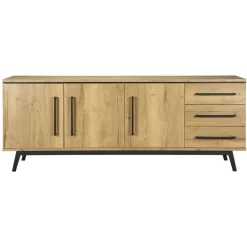 Dressoirs< Dressoir Batenburg Naturel - 210x80x45 cm