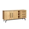 Dressoirs< Dressoir Batenburg Naturel - 180x80x45 cm