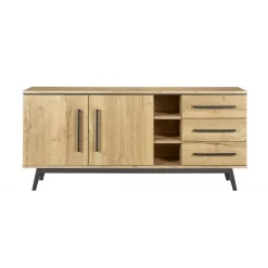 Dressoirs< Dressoir Batenburg Naturel - 180x80x45 cm