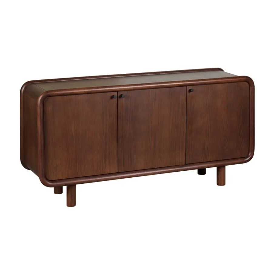 Dressoirs< Dressoir Boogie Donkerbruin - 90x120x43 cm