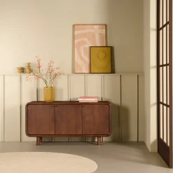 Dressoirs< Dressoir Boogie Donkerbruin - 90x120x43 cm