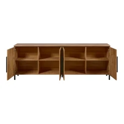 Dressoirs< Dressoir Culemborg Naturel - 218x80x45 cm