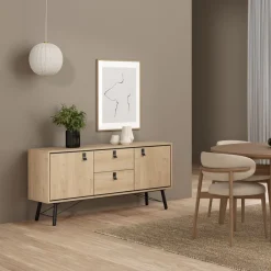 Dressoirs< Dressoir Denver Eiken - 150x72x40 cm