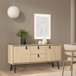 Dressoirs< Dressoir Denver Eiken - 150x72x40 cm