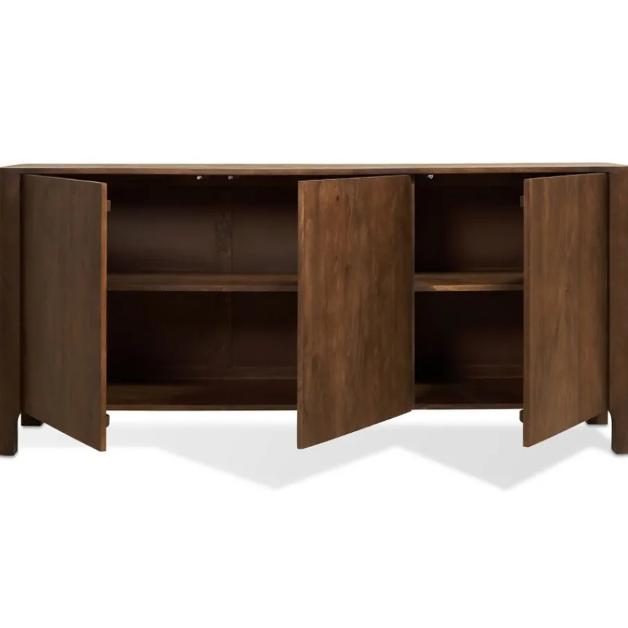 Dressoirs< Dressoir Liam Kastanjebruin - 180x80x45 cm