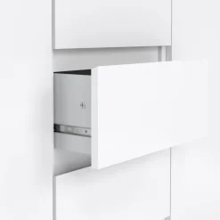 Opbergkasten< Dressoir Luna Hoogglans Wit - 121x91x50 cm