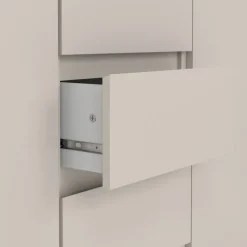 Opbergkasten< Dressoir Luna Taupe / Eiken - 121x91x50 cm