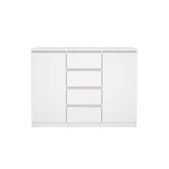 Opbergkasten< Dressoir Luna Wit - 121x91x50 cm