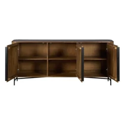 Dressoirs< Dressoir Rego Bruin - 176x76x40 cm