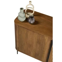 Dressoirs< Dressoir Rego Bruin - 176x76x40 cm