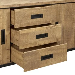 Dressoirs< Dressoir Tilburg Naturel - 180x80x45 cm