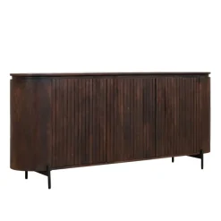 Dressoirs< Dressoir Viktor Donkerbruin - 180x80x40 cm