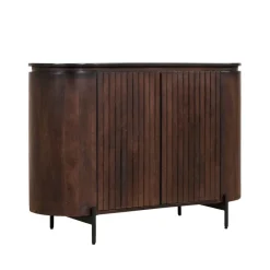 Dressoirs< Dressoir Viktor Donkerbruin - 115x80x40 cm