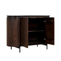 Dressoirs< Dressoir Viktor Donkerbruin - 115x80x40 cm