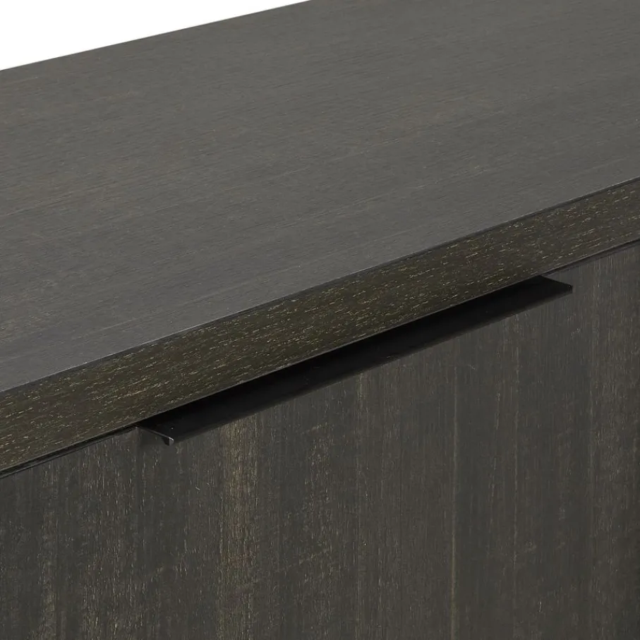 Dressoirs< Dressoir Zwanenburg Zwart - 225x90x48 cm