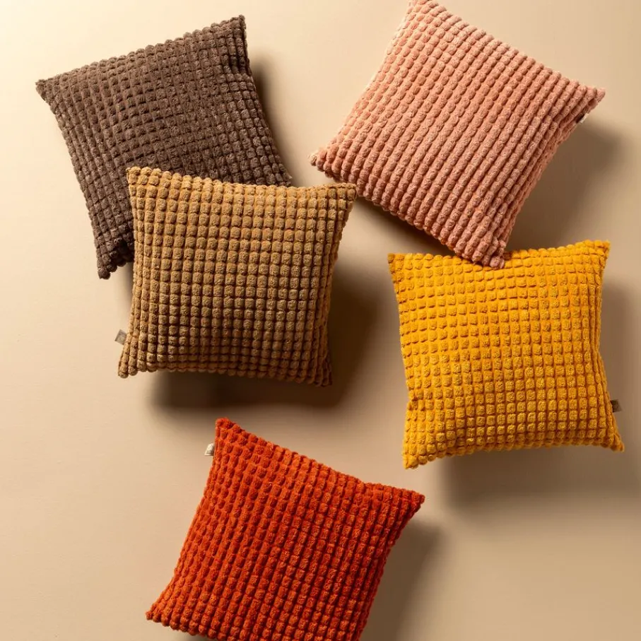 Sierkussens<Dutch Decor Sierkussen Rome Oker - 45x45 cm