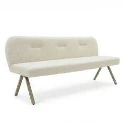 Eetkamerbanken< Eetkamerbank Borup Beige - 200 cm