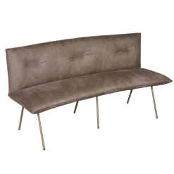 Eetkamerbanken< Eetkamerbank Trondheim Taupe - 180 cm