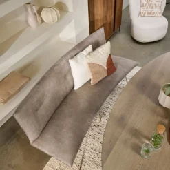 Eetkamerbanken< Eetkamerbank Trondheim Taupe - 180 cm