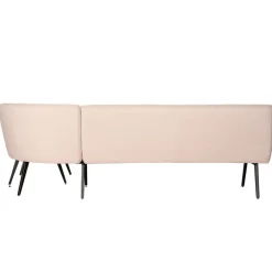 Eetkamerbanken< Eetkamer Hoekbank Bjorna Roze - 270x170 cm