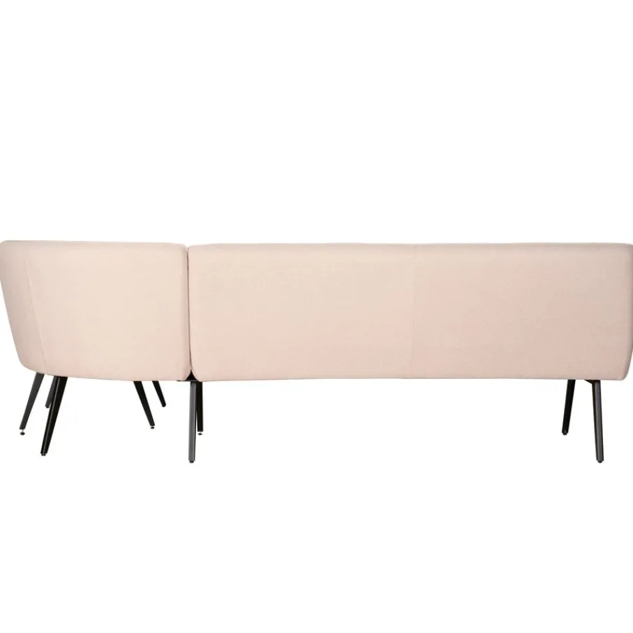 Eetkamerbanken< Eetkamer Hoekbank Bjorna Roze - 270x170 cm