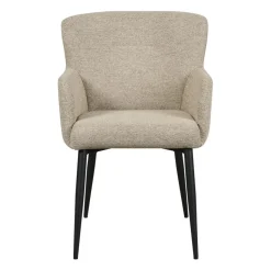 Eetkamerstoelen< Eetkamerstoel Alba Beige