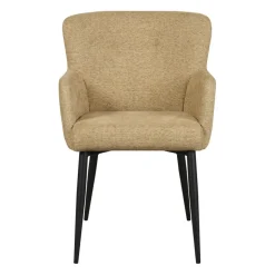 Eetkamerstoelen< Eetkamerstoel Alba Mosterdgeel