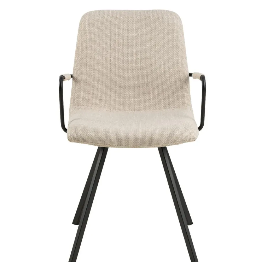 Eetkamerstoelen< Eetkamerstoel Asta Beige