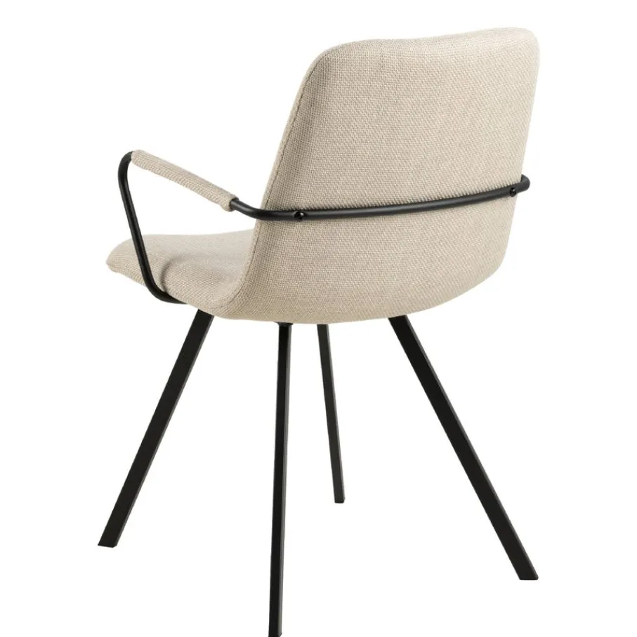 Eetkamerstoelen< Eetkamerstoel Asta Beige