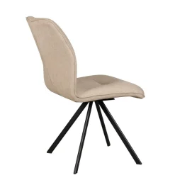 Eetkamerstoelen< Eetkamerstoel Bjorna Beige